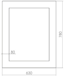 Mixline Зеркало Багет Фиеста 63 – фотография-2